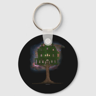 Cosmos Tree House Keychain