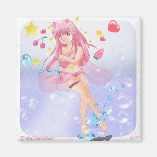 Cosmos Valentine's Day Magnet