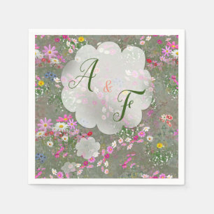 Cosmos Wilderness Wild-Flowers Napkin