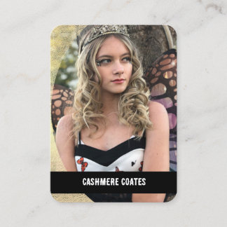 Cosplay Character Custom Trading Cards | QR Code W