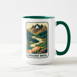 Cossatot River Arkansas Colours Mug