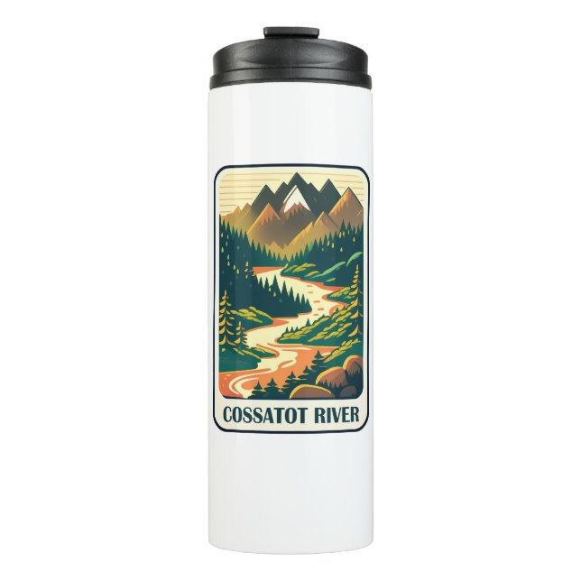 Cossatot River Arkansas Colours Thermal Tumbler (Front)