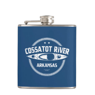 Cossatot River Arkansas Kayaking Hip Flask