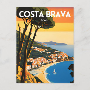 Costa Brava Spain Postcard