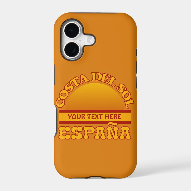 Costa Del Sol custom iPhone case (Back)