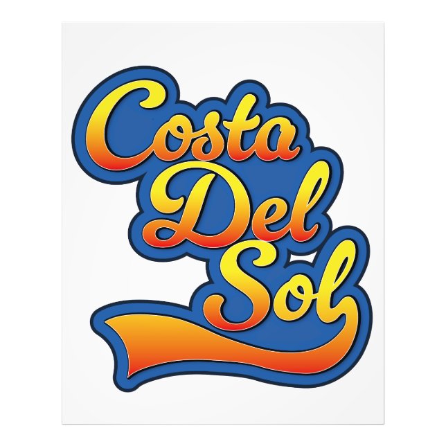 Costa Del Sol logo Photo Print (Front)