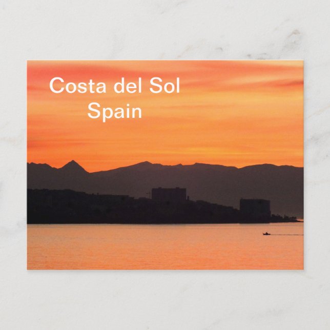 Costa del Sol, Spain Postcard (Front)