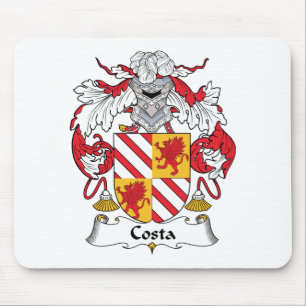 Costa Family Crest Mouse Pad