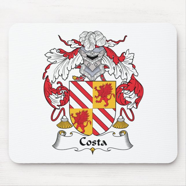 Costa Family Crest Mouse Pad (Front)