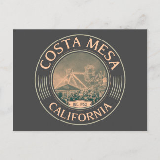 COSTA MESA ORANGE CALIFORNIA - CITY OF COSTA MESA  POSTCARD