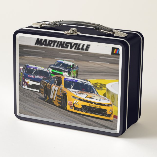 Costa Oil Racing Carson Ware Black Metal Lunchbox (Devant)