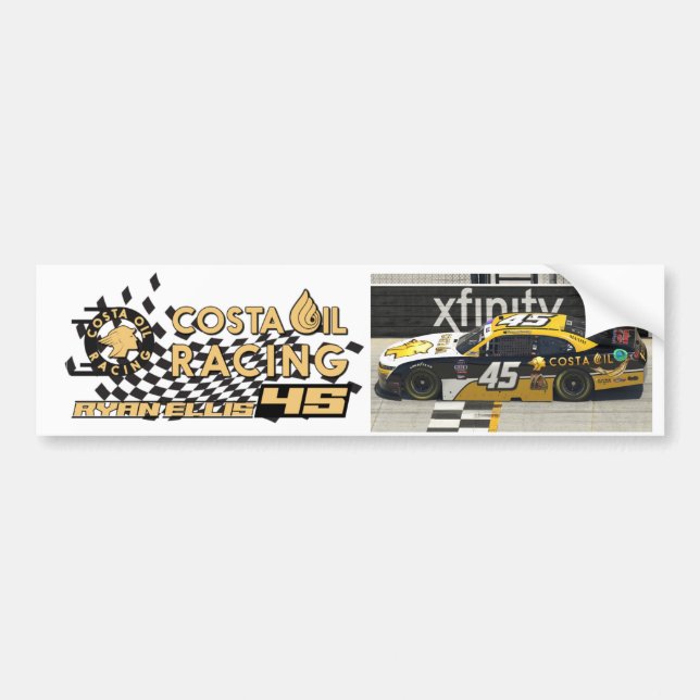 Costa Oil Ryan Ellis Bumper Sticker (Front)
