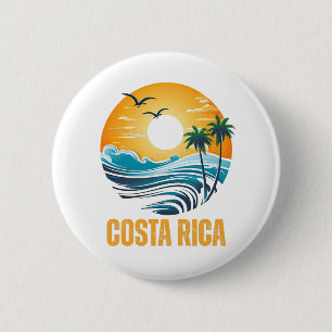 Costa Rica  2 Inch Round Button