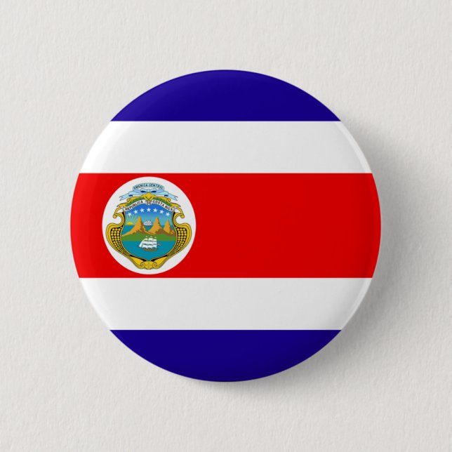 Costa Rica 2 Inch Round Button (Front)