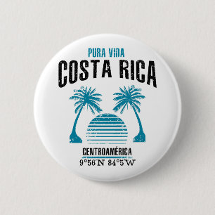 Costa Rica 2 Inch Round Button