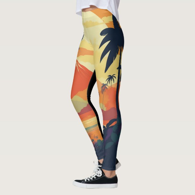 COSTA RICA #2 LEGGINGS (Left)