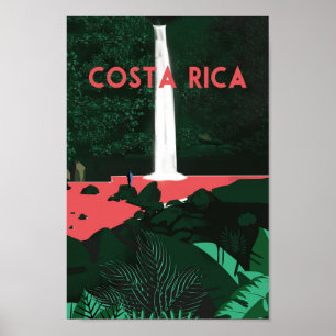 Costa Rica   Affiche de voyage   Costa Rica, Costa