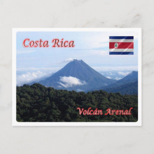 Costa Rica - Arenal Volcano - Postcard