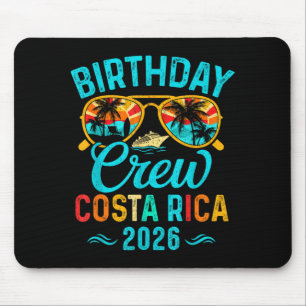 Costa rica birthday crew vacation 2026 family mouse pad