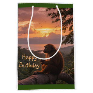 Costa Rica Birthday Medium Gift Bag