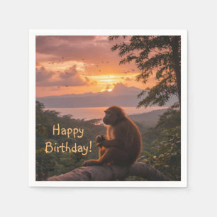 Costa Rica Birthday Napkin