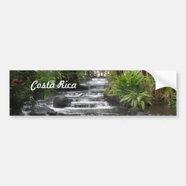 Costa Rica Bumper Sticker (Front)