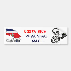 Costa Rica Bumper Sticker - Customized