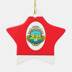 Costa Rica Ceramic Ornament