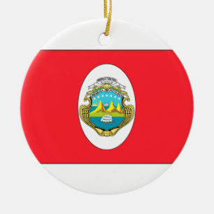 Costa Rica Ceramic Ornament