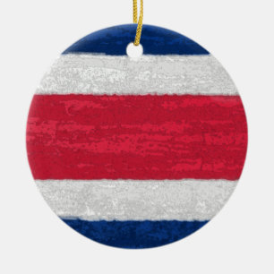 Costa Rica Ceramic Ornament