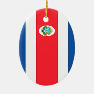 Costa Rica Ceramic Ornament