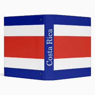 Costa Rica Civil Flag Binder