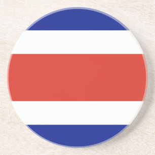 Costa Rica Civil Flag Coaster
