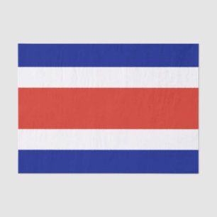 Costa Rica Civil Flag Tissue Paper