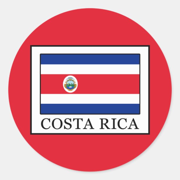 Costa Rica Stickers Zazzle CA