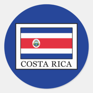 Costa Rica Classic Round Sticker
