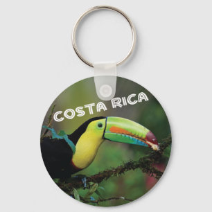 Costa Rica Colourful Toucan Bird Keychain