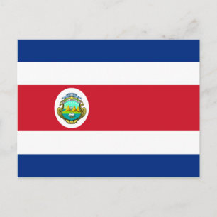 Costa Rica – Costa Rican National Flag Postcard