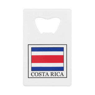 Costa Rica Credit Card Bottle Opener