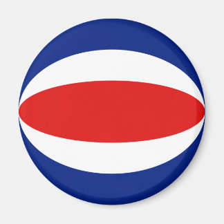 Costa Rica Fisheye Flag Magnet