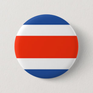 Costa Rica Flag 2 Inch Round Button