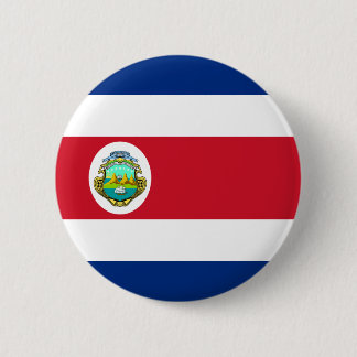 Costa Rica Flag 2 Inch Round Button