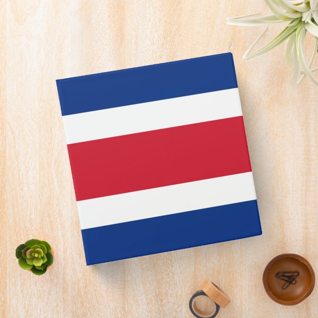 Costa Rica flag Binder (In Situ)