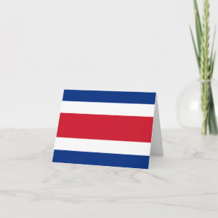 Costa Rica Flag Card