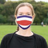 Costa Rica flag country flag symbol nation ethnic Cloth Face Mask (Outside)
