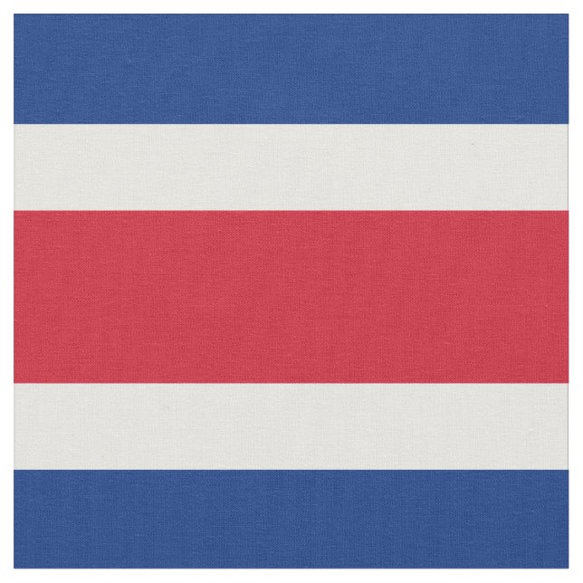 Costa Rica flag Fabric (Close Up)