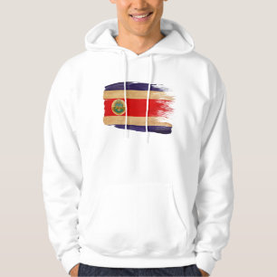 Costa Rica Flag Hoodie