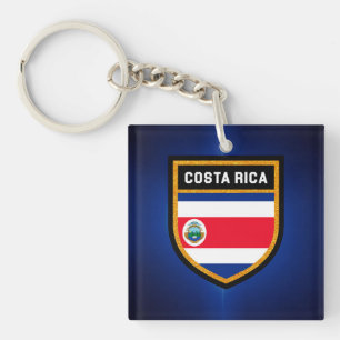 Costa Rica Flag Keychain