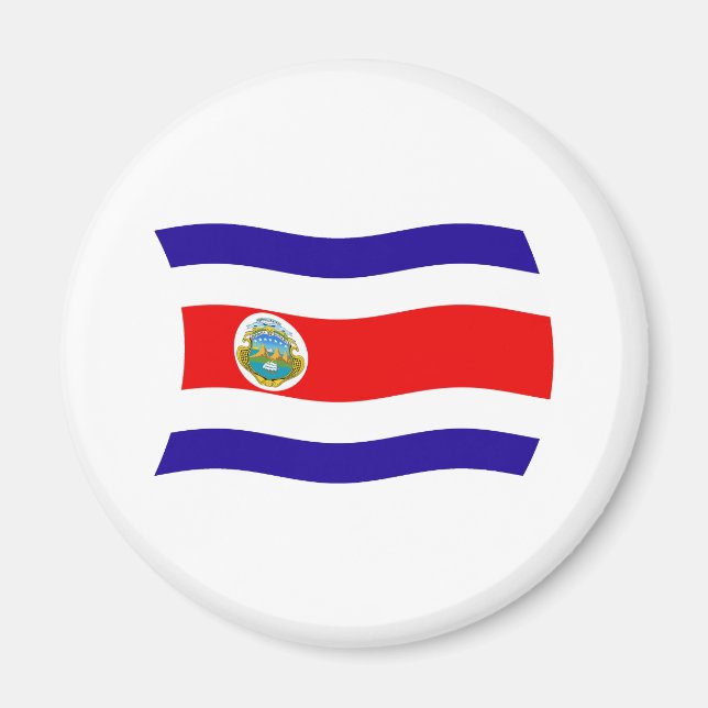 Costa Rica Flag Magnet (Front)