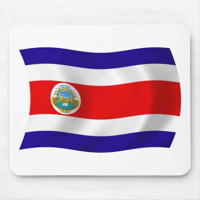 Costa Rica Flag Mousepad (Front)